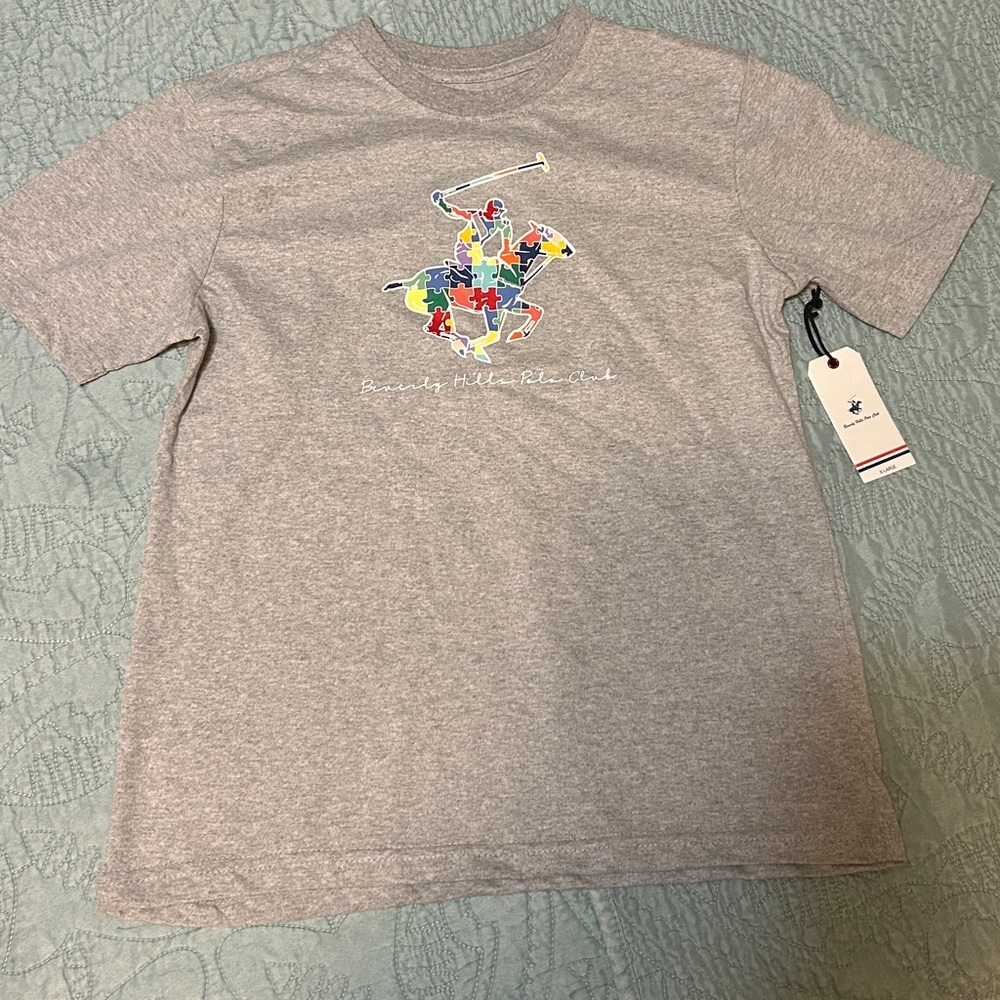Beverly Hills polo club gray T-shirt